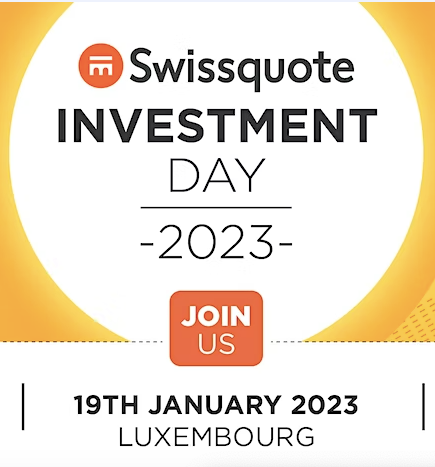 Swissquote Investment Day 2023 - Free Event on Jan 19th
